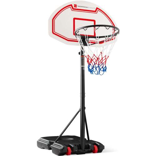 Kids Height-Adjustable Basketball Hoop, Portable Backboard System w/ Wheels - Lot 7564