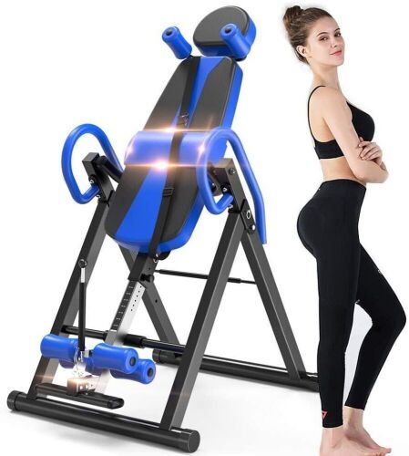 YOLEO Gravity Heavy Duty Inversion Table with Headrest & Adjustable Protective Belt  - Lot 54