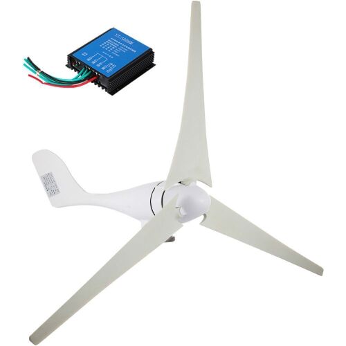 VEVOR Wind Turbine Generator 400W DC 12V Businesses 3 Blade with Controller  - Lot 56