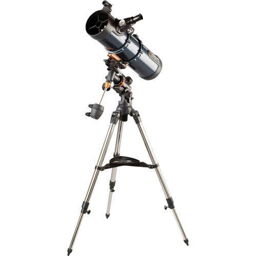 Celestron AstroMaster 130EQ-MD 130mm f/5 Reflector Telescope - No Manual, Unknown if Hardware is Complete  - Lot 76