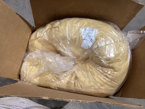 Microsuede Papasan Cushion - 40" Diameter, Yellow - Lot 680