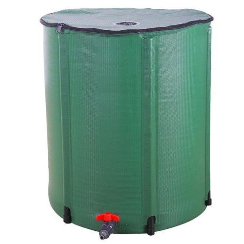 Weather Resistant Plastic Foldable Drainable Rain Barrel - Lot 851