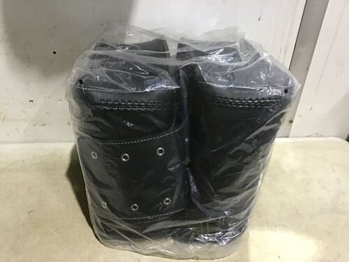 Set of Motorcycle Saddle Bags  - Lot 863