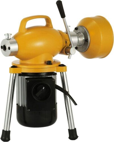 3/4-4 inch Sectional Pipe Drain Auger Cleaner Machine with Cutter - Lot 17
