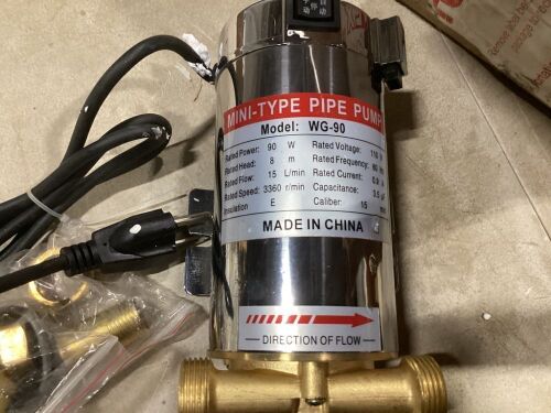 Micro Boosting Pump  - Lot 114
