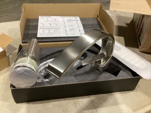 Single Handle Half Arc Bathroom Faucet - Lot 697