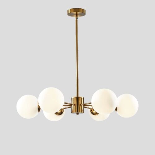 KCO Lighting 6-Light Globe Sputnik Pendant Chandelier  - Lot 371