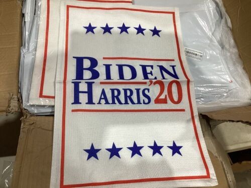 Case of Biden Harris '20 Garden Flags  - Lot 533