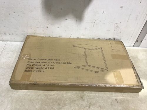 C-Base Side Table  - Lot 891