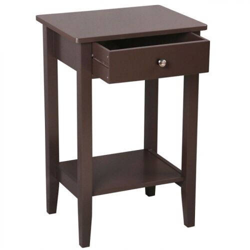 Small Bedside Table with Drawer  - Lot 584