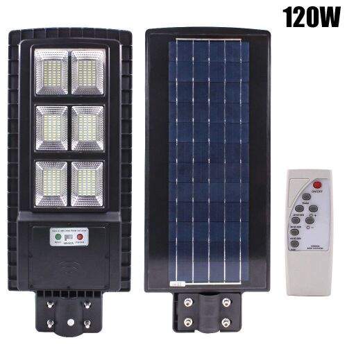 120W 240LED Outdoor Waterproof Light Solar Sensor Light  - Lot 689