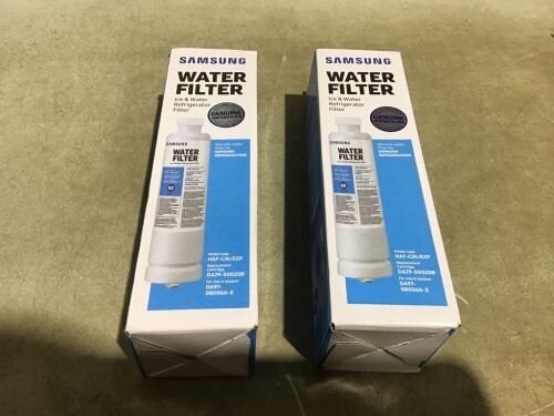 Lot of (2) Water Filter for Select Samsung Refrigerators - Lot 705