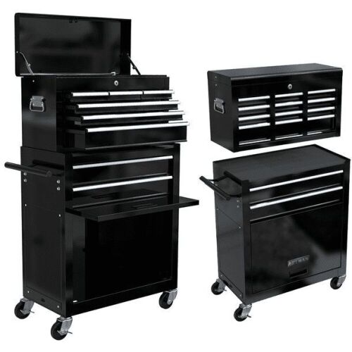 8-Drawer High Capacity Rolling Tool Chest with Lock, Removable Tool Cabinet  - Lot 69