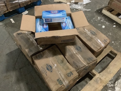Lot of (7) Cases of (6) Clorox Disinfecting Mopping Cloths, Rain Clean, 24 ct - Lot 514