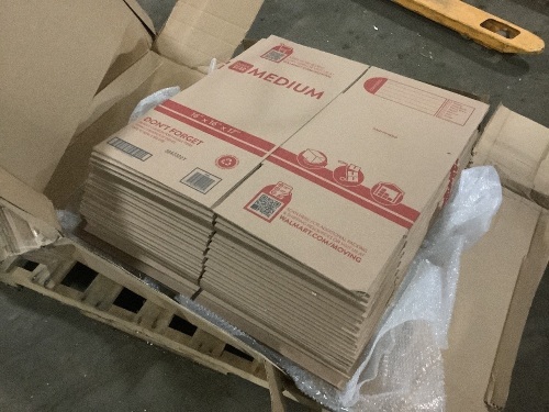 Lot of (25) Pen + Gear Medium Recycled Kraft Moving and Storage Box, 16"L x 16"W x 17"H  - Lot 512