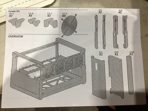 Server Rack Mining Machine Case  - Lot 556