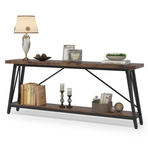 Tribesigns 70" Rustic Console Table - Lot 692