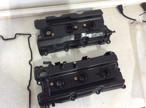 A-Premium Left Right Engine Valve Covers with Gasket Compatible with Nissan Frontier 2005-2019 NV1500/2500/3500 2012-2019 Pathfinder 2005-2012 Xterra 2005-2015 4.0L Gas - E-Comm Return  - Lot 282