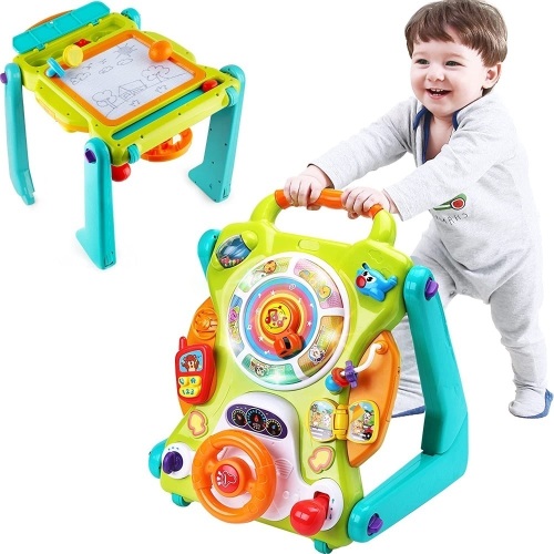 iPlay iLearn 3 in 1 Baby Walker Sit to Stand Activity Center - E-Comm Return, Appears New   - Lot 291