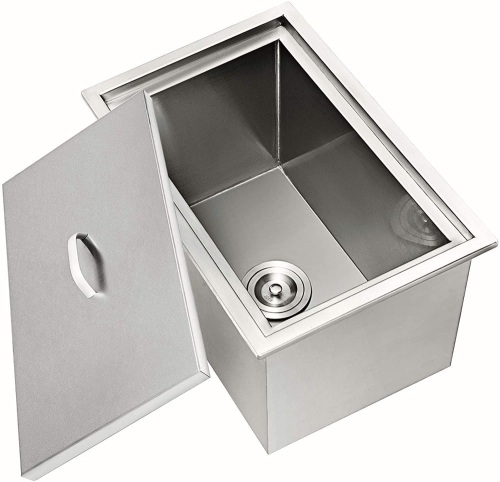 Happybuy Drop in Ice Chest 23'' x 17'' x 12'' with Cover Includes Drain-pipe and Drain Plug - Appears New  - Lot 916