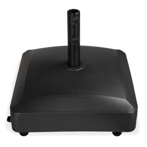 Fillable Mobile Umbrella Base Stand w/ 4 Wheels, 2 Locks, 123lb Capacity - Appears New   - Lot 642