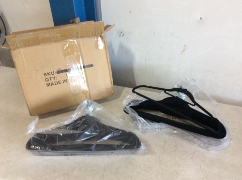 Lot of (50) Black Hangers - New - Lot 410