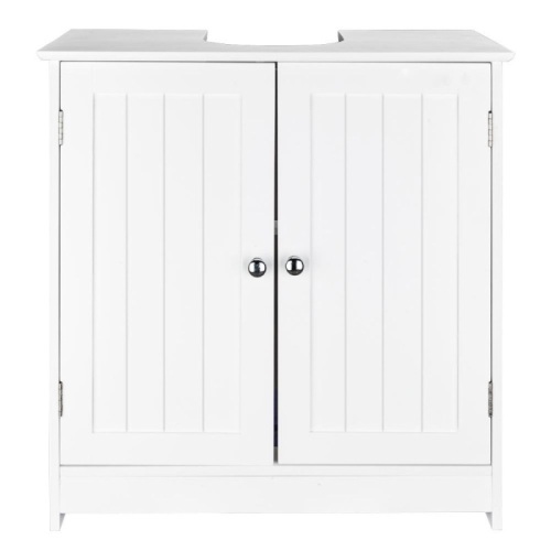 Under Sink Vanity Cabinet with Double Doors and Adjustable Shelves - Appears New  - Lot 432