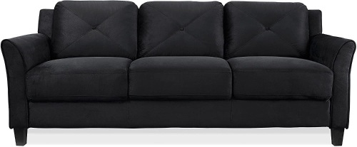 LifeStyle Solutions Collection Grayson Micro-Fabric Sofa, 80.3" x 32" x 32.68" - Appears New   - Lot 86