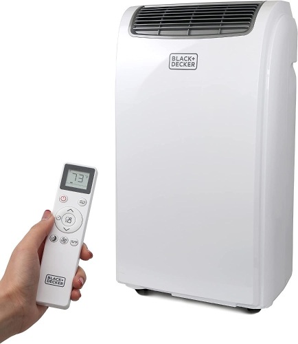 BLACK+DECKER BPT06WTB Portable Air Conditioner with Remote Control, 6,000 BTU - E-Comm Return, Tested/Works    - Lot 88