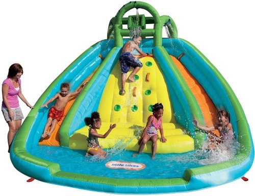 Little Tikes Rocky Mountain River Race Inflatable Slide Bouncer 161'' x 169'' x 103'' - Appears New   - Lot 89
