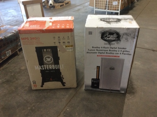 Masterbuilt Propane Smoker & Bradly Digital Smoker - E-Comm Returns, Used - Lot 346
