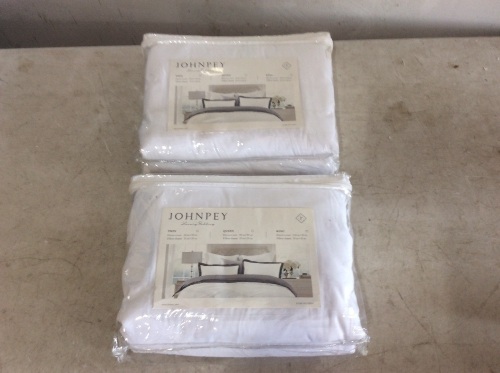 Lot of (2) Johnpey Duvet Cover Sets, Queen - Appear New - Lot 355