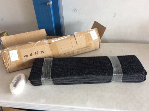 Charcoal Gray Stair Treads, 8" x 30", Set of 14 - Appear New  - Lot 834
