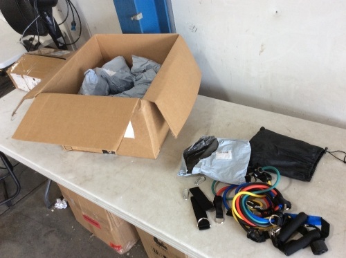 Lot of (14) DISUPPO 11PCS Resistance Bands Sets with Handles and Ankle Straps - Appear New  - Lot 876