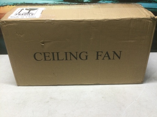 Crystal Ceiling Fan - Appears New - Lot 270