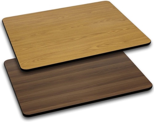 Flash Furniture 30'' x 48'' Rectangular Table Top with Natural or Walnut Reversible Laminate Top - New  - Lot 879