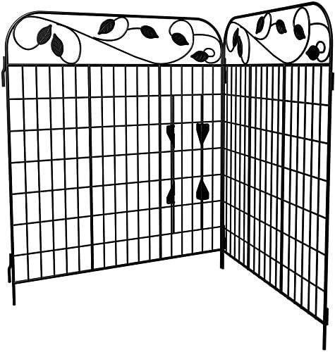 Amagabeli Metal Garden Fence Border 44” x 6' - Appears New  - Lot 884
