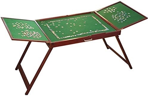 Bits and Pieces Portable Fold & Go Puzzle Table & Puzzle Storage w/Felt Surface - New - Lot 280
