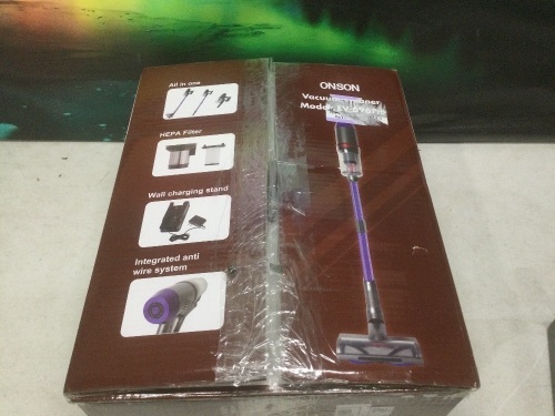 Onson Cordless Stick Vacuum - E-Comm Return, Powers On Not Tested Further - Lot 504