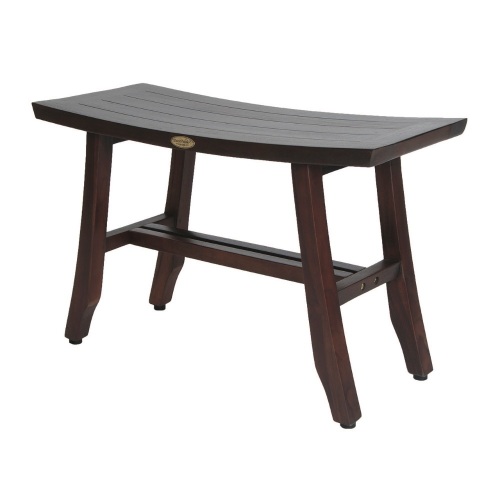 Decoteak Satori 24" Eastern Style Teak Shower Bench - New - Lot 1126