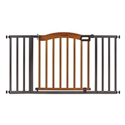 Summer Decorative Wood & Metal Safety Baby Gate 32” Tall, Fits Openings up to 36” to 60” - Appears New - Lot 312