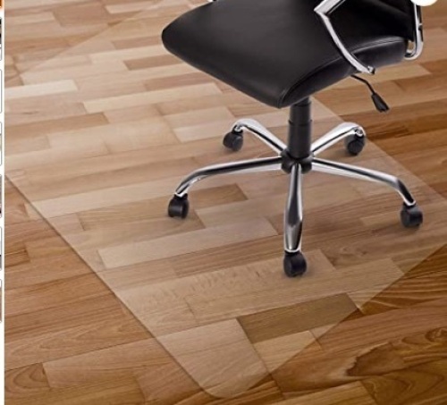Lot of 2 Kuyal Clear Chair Mat, Hard Floor Use, 48" x 30"  - Lot 109