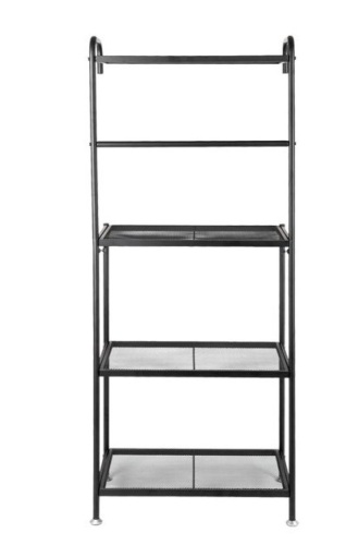 4-Layer Black Kitchen Steel Shelf - Lot 134