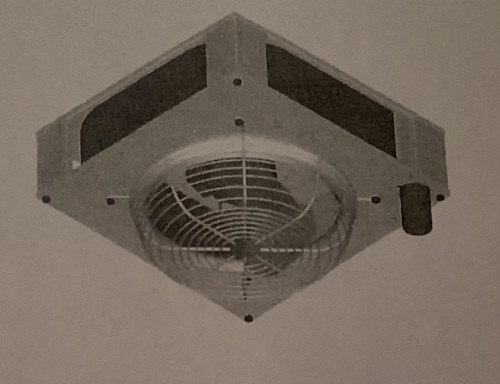 OSHA Fan Guard For Hot Water Heater, Missing Hardware - Lot 148