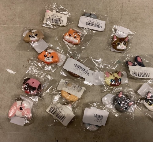 Lot of Animal Keychains - Lot 169
