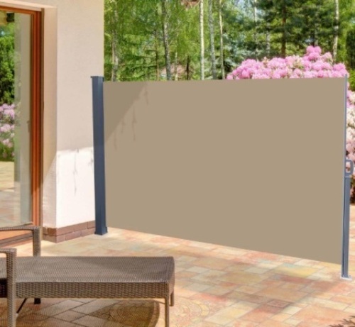Ktaxon 63" x 118" Retractable Side Awning, Coffee - Lot 217