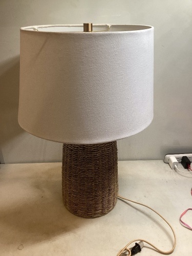 Wicker Lamp - Lot 236