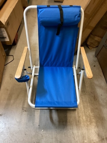 Lot of 2 Folding Beach Chair, Blue - Lot 248