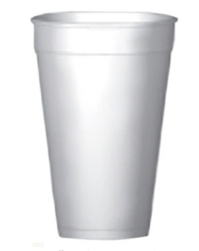 Wincup White 16 Oz Foam Cup - 500 ct. - Lot 255