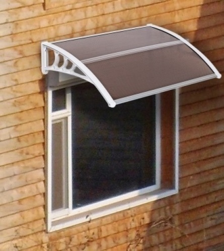 40"x30" Polycarbonate Outdoor Window Awning - Lot 309